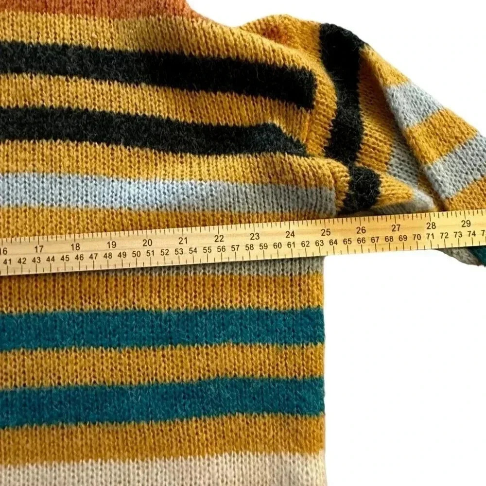 Luna Ivy striped sweater women's size M/L multi-colored - Picture 6 of 11